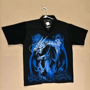 L button down large dragon shirt